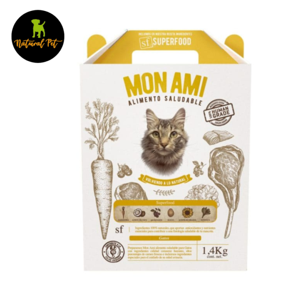 MON AMI ALIMENTO HUMAN GRADE / GATOS 🐱-GATOS--Natural Pet